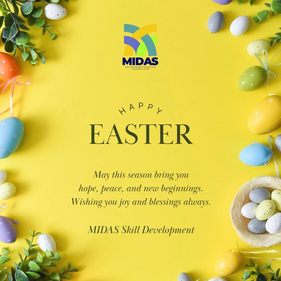 Easter Celebration Ghana message from MIDAS Skill Development showing hope and new beginnings