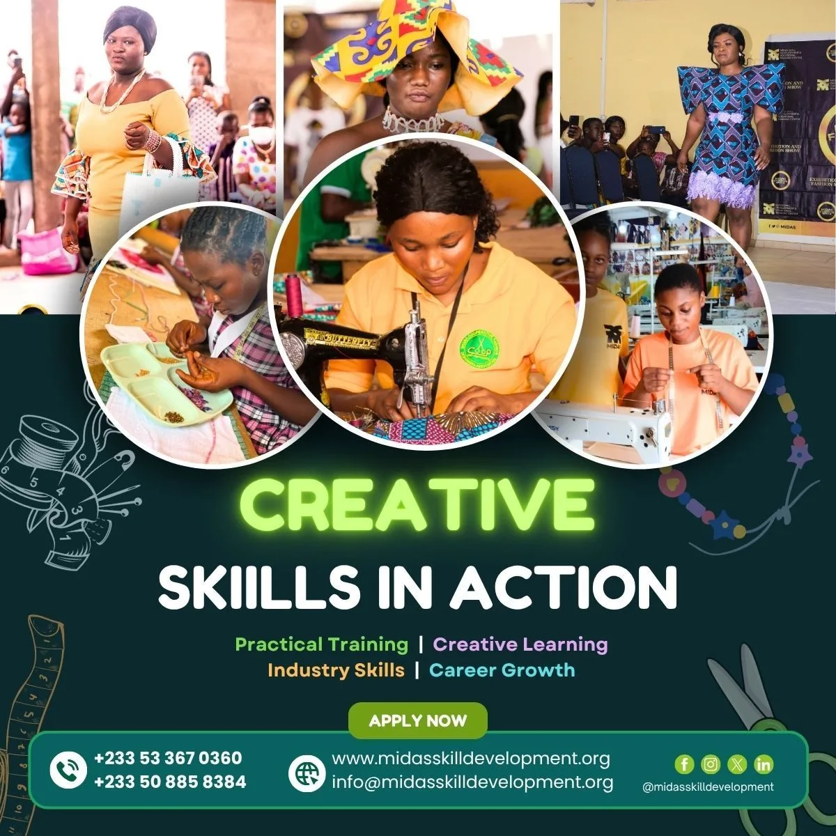 hands-on vocational training Ghana
